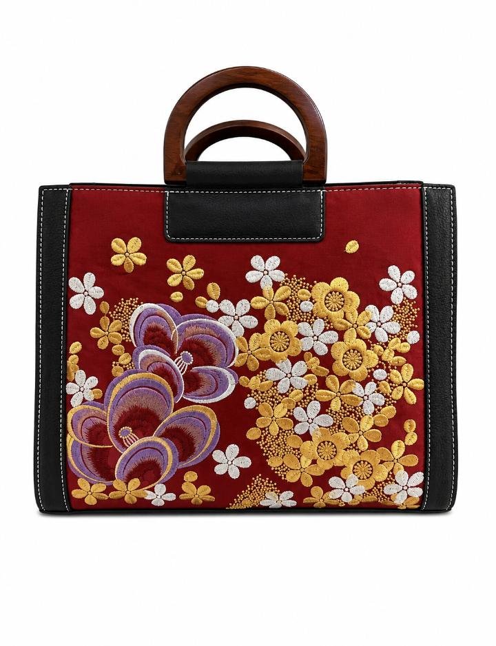 Ladies' Exquisite Embroidered Crossbody Bag