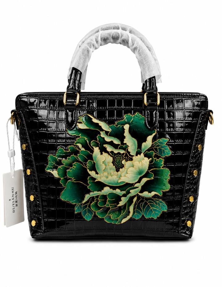 Crocodile Pattern Flow handbag