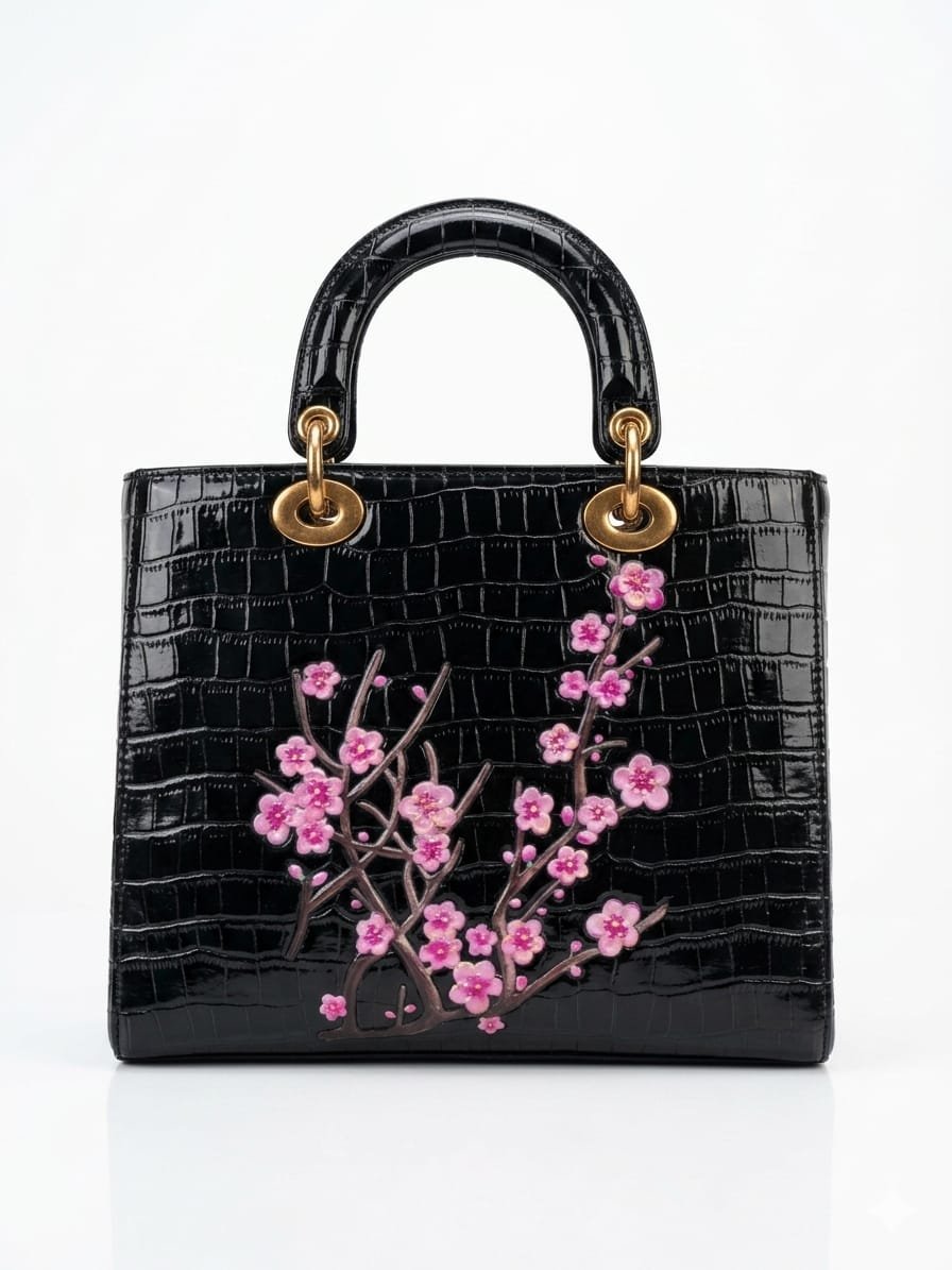 Crocodile Pattern Flow handbag